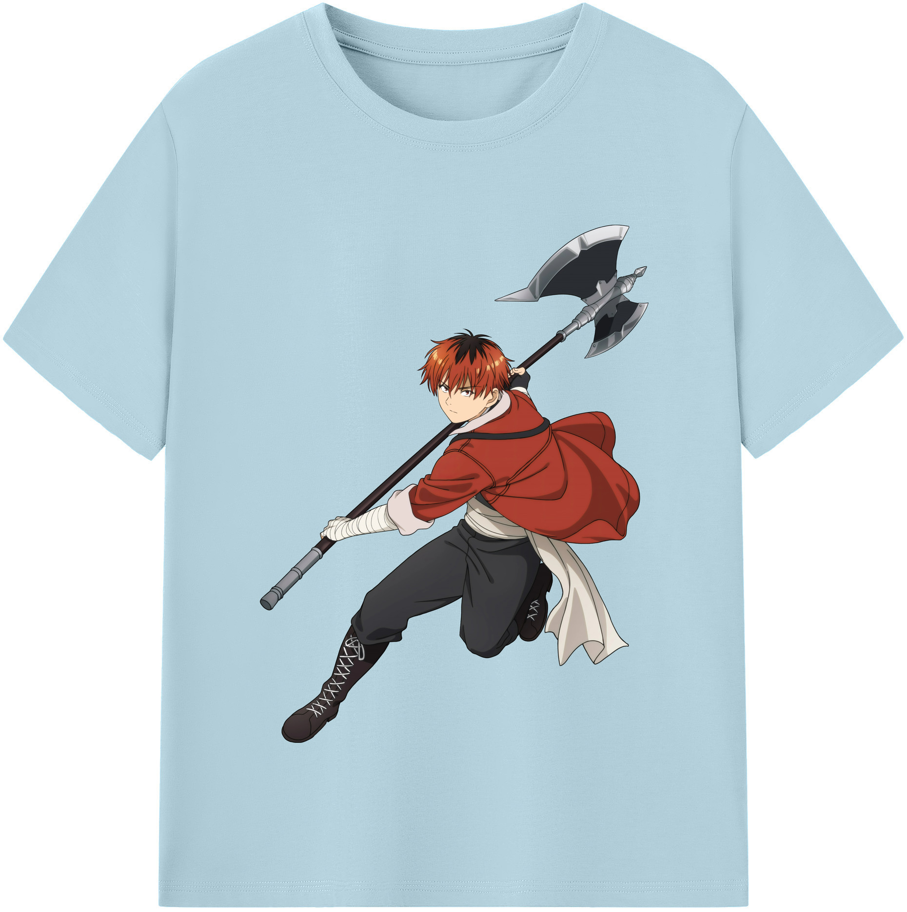 （画像用） 葬送のフリーレン Frieren 綿100％半袖Tシャツ（フロントプリント）